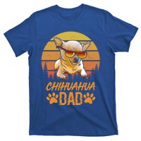 Vintage Retro Cool Red Chihuahua Dad Fathers Day Gift T-Shirt