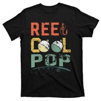 Vintage Reel Cool Pop Fishing Father's Day Gift T-Shirt