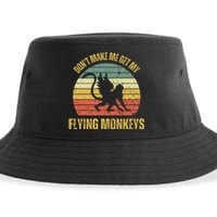 Vintage Retro DonT Make Me Get My Flying Monkeys Sustainable Bucket Hat