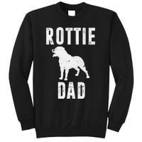 Vintage Rottweiler Dad Gift Rott Dog Daddy Rottie Father Sweatshirt