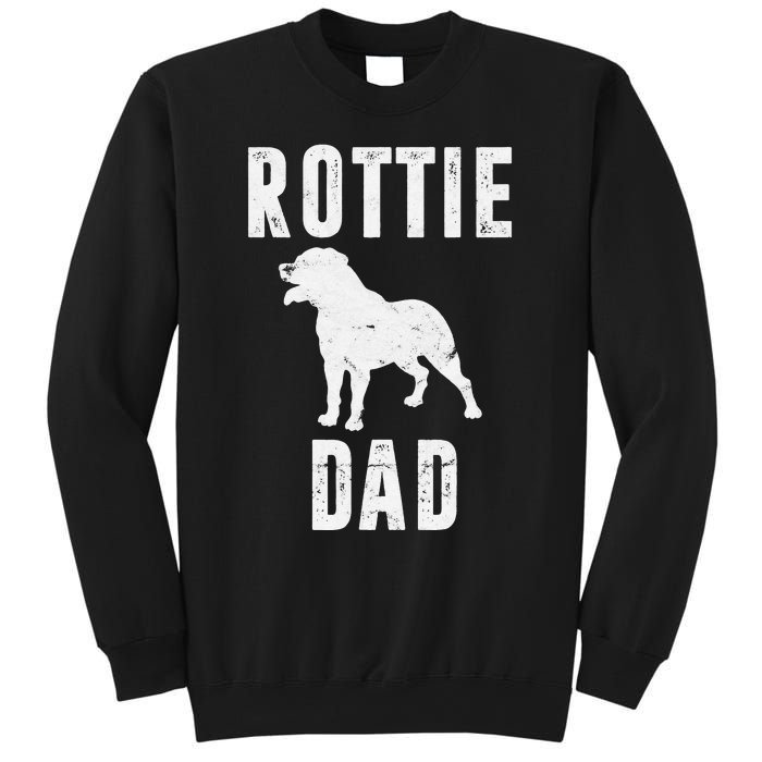 Vintage Rottweiler Dad Gift Rott Dog Daddy Rottie Father Sweatshirt