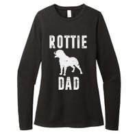 Vintage Rottweiler Dad Gift Rott Dog Daddy Rottie Father Womens CVC Long Sleeve Shirt