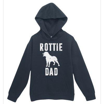 Vintage Rottweiler Dad Gift Rott Dog Daddy Rottie Father Urban Pullover Hoodie