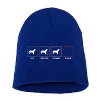 Vintage Retro Dog Trainer Dog Trainer Funny Gift Short Acrylic Beanie