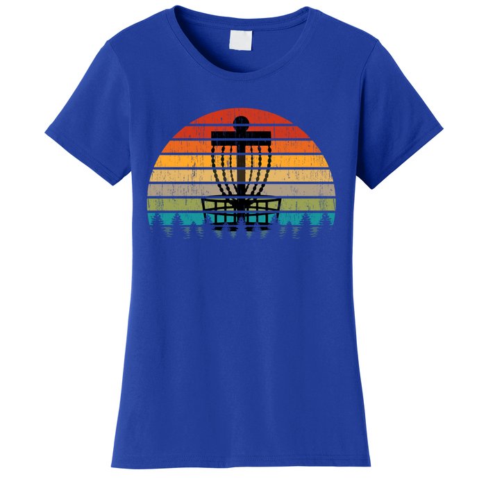 Vintage Retro Discgolf Retro Flying Disc Gift Women's T-Shirt