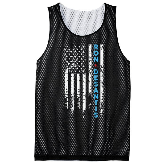 Vote Ron Desantis Campaign 47th President 2024 Mesh Reversible Basketball Jersey Tank