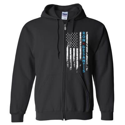 Vote Ron Desantis Campaign 47th President 2024 Full Zip Hoodie