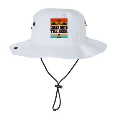 Vintage Retro Disc Golf Loser Buys The Beer Legacy Cool Fit Booney Bucket Hat