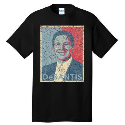 Vote Ron DeSantis For Republican President 2024 Hope Poster Tall T-Shirt