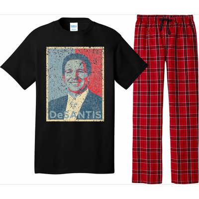 Vote Ron DeSantis For Republican President 2024 Hope Poster Pajama Set