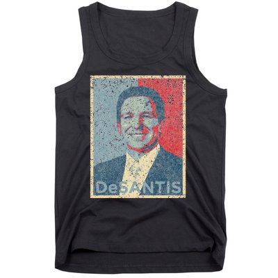 Vote Ron DeSantis For Republican President 2024 Hope Poster Tank Top