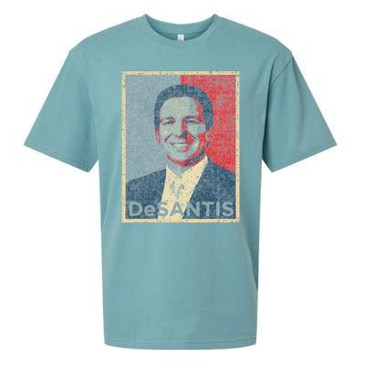 Vote Ron DeSantis For Republican President 2024 Hope Poster Sueded Cloud Jersey T-Shirt