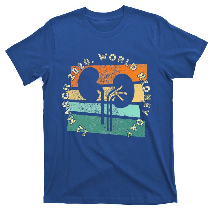 Vintage Retro Design WORLD KIDNEY DAY T-Shirt