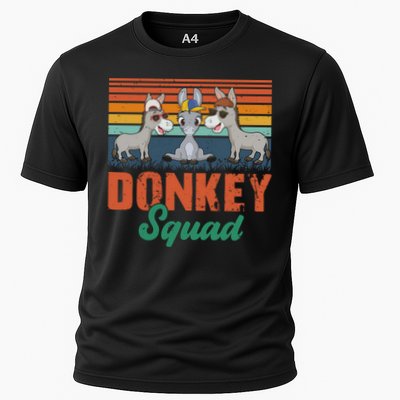 Vintage Retro Donkey Funny Squad Three Donkeys Sunglasses Gift Performance Shirt