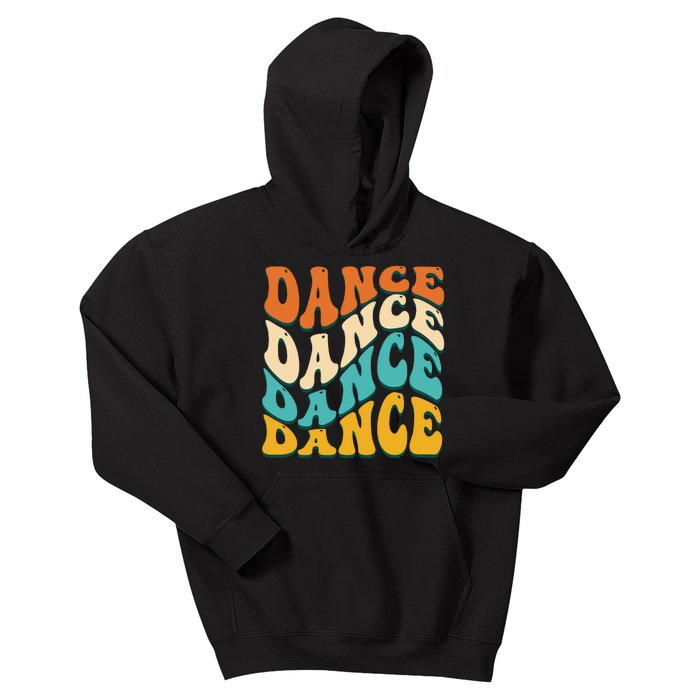 Vintage Retro Dance Gift For Dancer Kids Hoodie