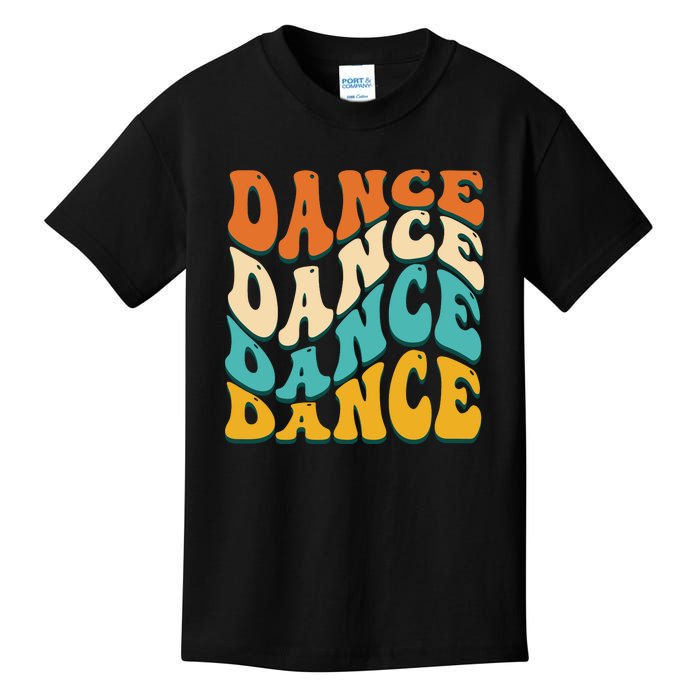 Vintage Retro Dance Gift For Dancer Kids T-Shirt