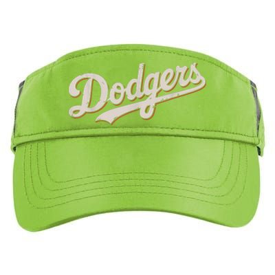 Vintage Retro Dodgers Style Classic Adult Drive Performance Visor