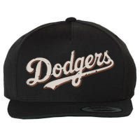 Vintage Retro Dodgers Style Classic Wool Snapback Cap