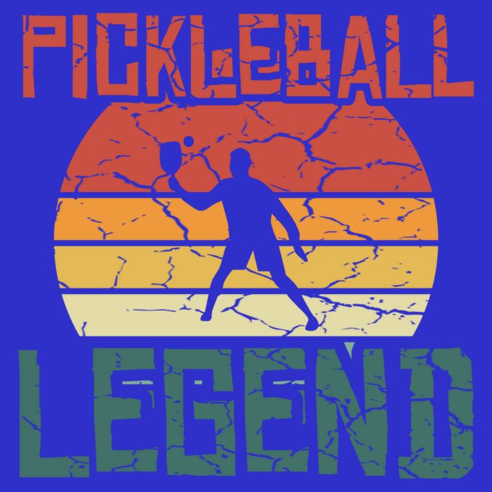 Vintage Retro Distressed Pickleball Legend Gift Button
