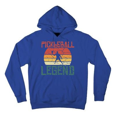 Vintage Retro Distressed Pickleball Legend Gift Tall Hoodie