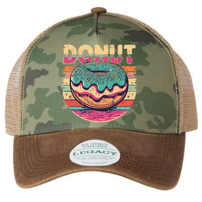 Vintage Retro DONUT Legacy Tie Dye Trucker Hat