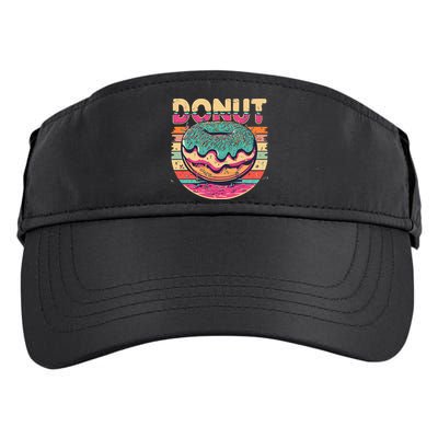 Vintage Retro DONUT Adult Drive Performance Visor