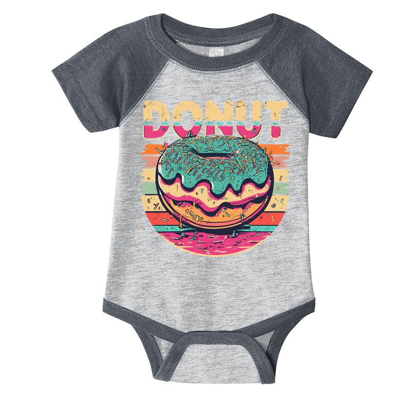 Vintage Retro DONUT Infant Baby Jersey Bodysuit