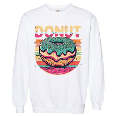 Vintage Retro DONUT Garment-Dyed Sweatshirt