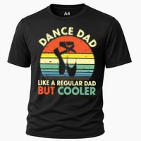 Vintage Retro Dance Dad Like A Regular Dad But Cooler Daddy Performance Shirt