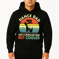 Vintage Retro Dance Dad Like A Regular Dad But Cooler Daddy Hoodie