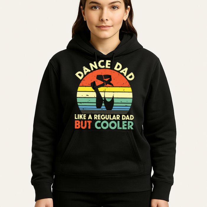 Vintage Retro Dance Dad Like A Regular Dad But Cooler Daddy Hoodie