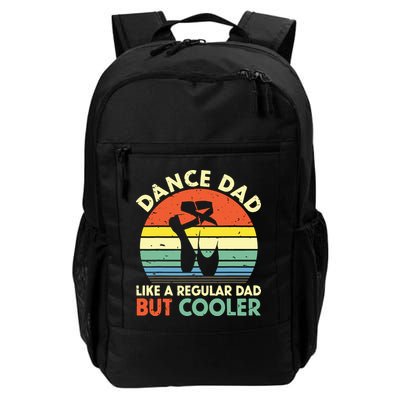 Vintage Retro Dance Dad Like A Regular Dad But Cooler Daddy Backpack
