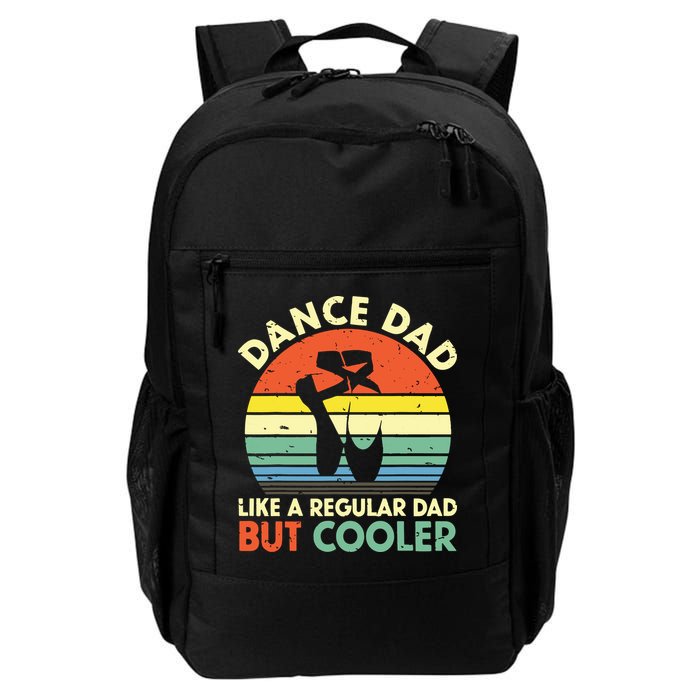 Vintage Retro Dance Dad Like A Regular Dad But Cooler Daddy Backpack
