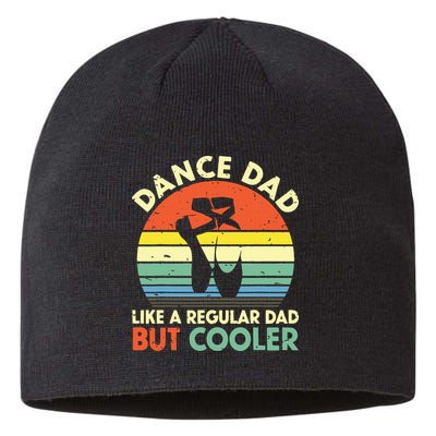Vintage Retro Dance Dad Like A Regular Dad But Cooler Daddy Sustainable Beanie