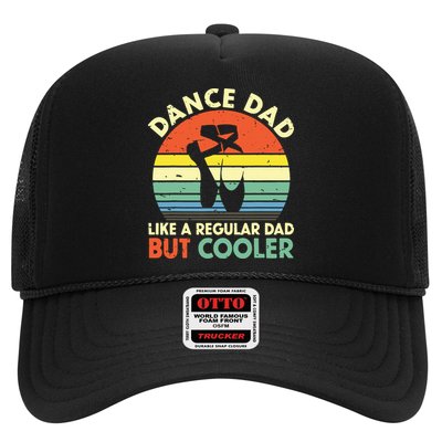 Vintage Retro Dance Dad Like A Regular Dad But Cooler Daddy Trucker Hat