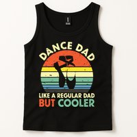 Vintage Retro Dance Dad Like A Regular Dad But Cooler Daddy Tank Top