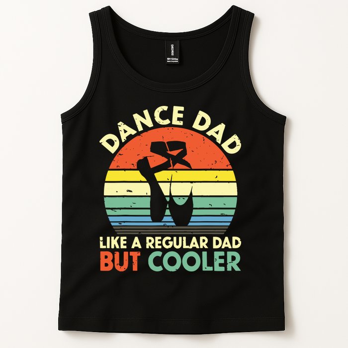 Vintage Retro Dance Dad Like A Regular Dad But Cooler Daddy Tank Top