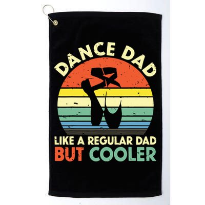 Vintage Retro Dance Dad Like A Regular Dad But Cooler Daddy Golf Towel
