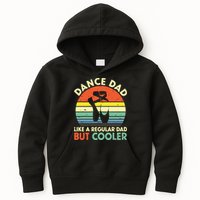 Vintage Retro Dance Dad Like A Regular Dad But Cooler Daddy Kids Hoodie