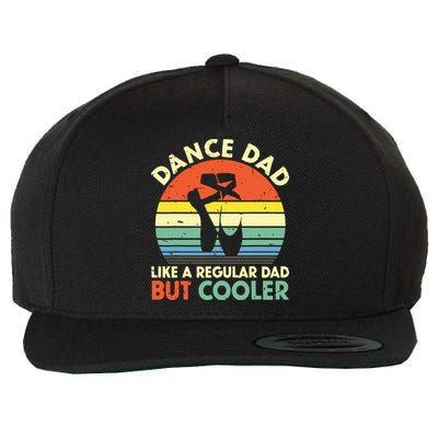 Vintage Retro Dance Dad Like A Regular Dad But Cooler Daddy Wool Snapback Cap