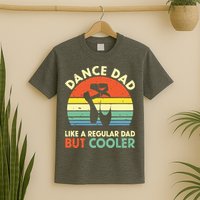 Vintage Retro Dance Dad Like A Regular Dad But Cooler Daddy T-Shirt
