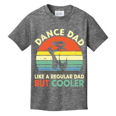Vintage Retro Dance Dad Like A Regular Dad But Cooler Daddy Kids T-Shirt