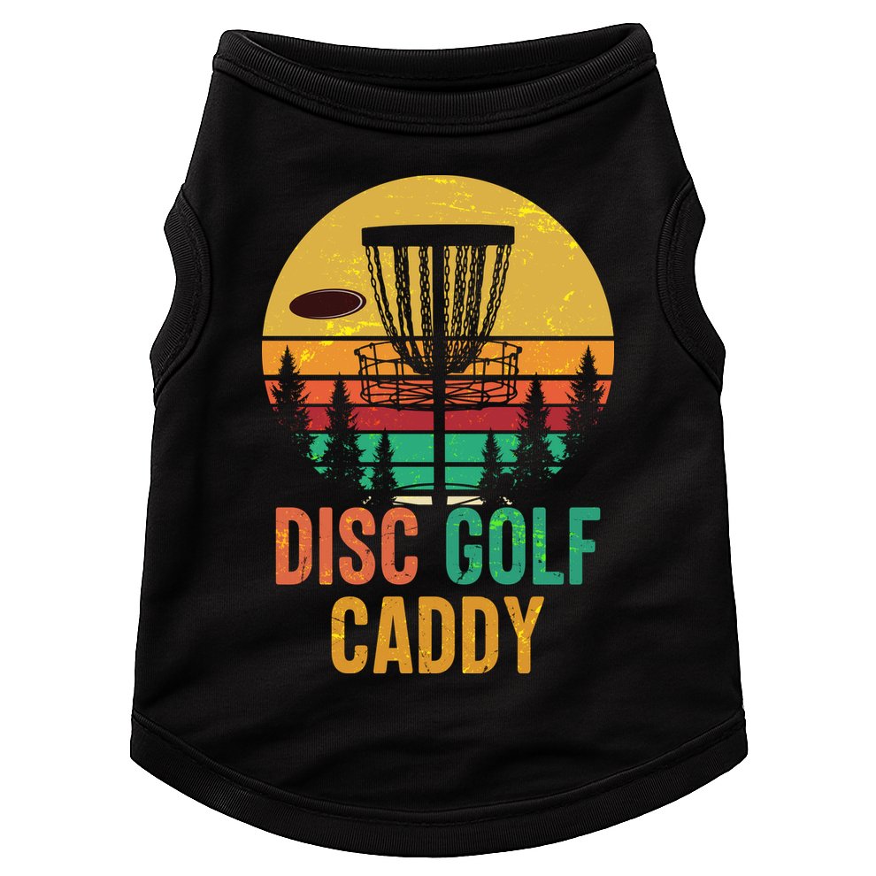 Vintage Retro Disc Golf Caddy Doggie Tank