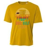 Vintage Retro Disc Golf Caddy Cooling Performance Crew T-Shirt