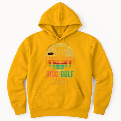 Vintage Retro Disc Golf Caddy Hoodie