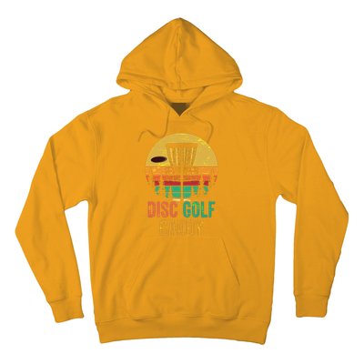 Vintage Retro Disc Golf Caddy Hoodie