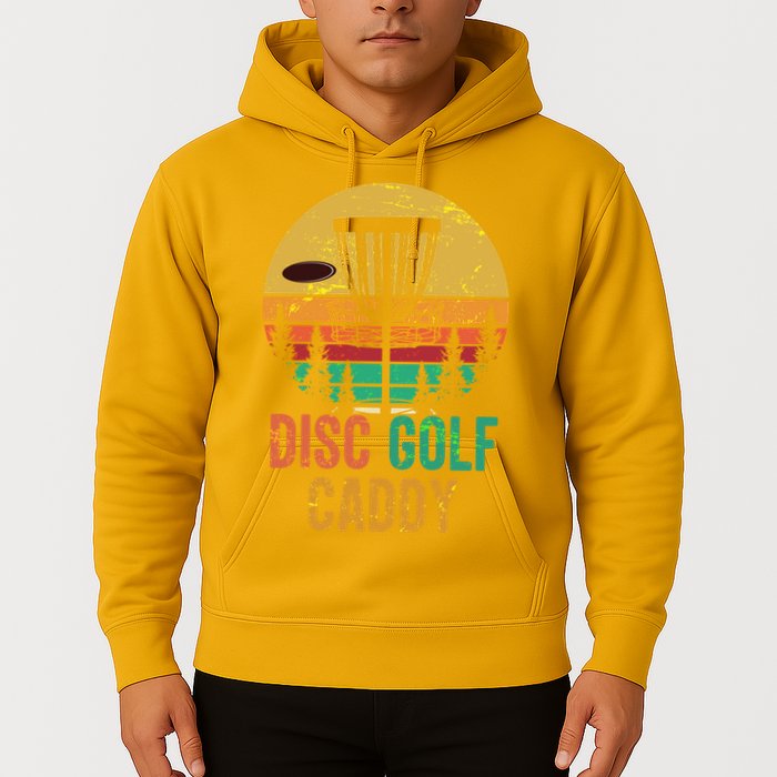 Vintage Retro Disc Golf Caddy Hoodie