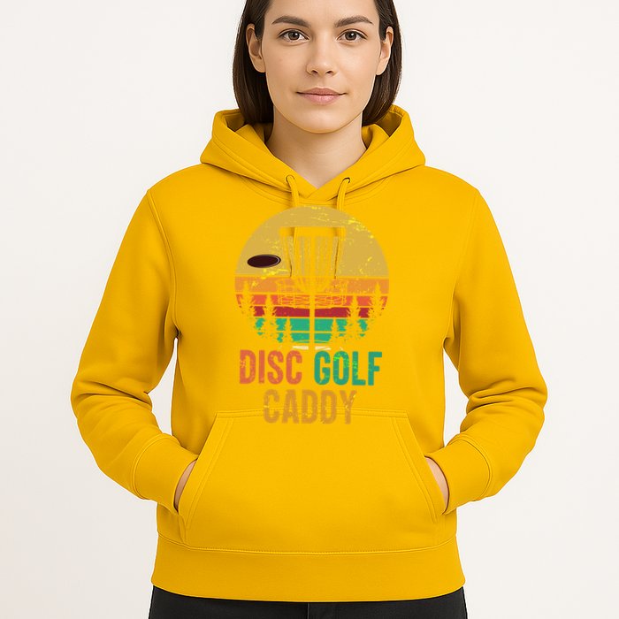 Vintage Retro Disc Golf Caddy Hoodie
