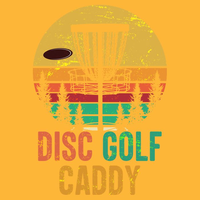 Vintage Retro Disc Golf Caddy T-Shirt