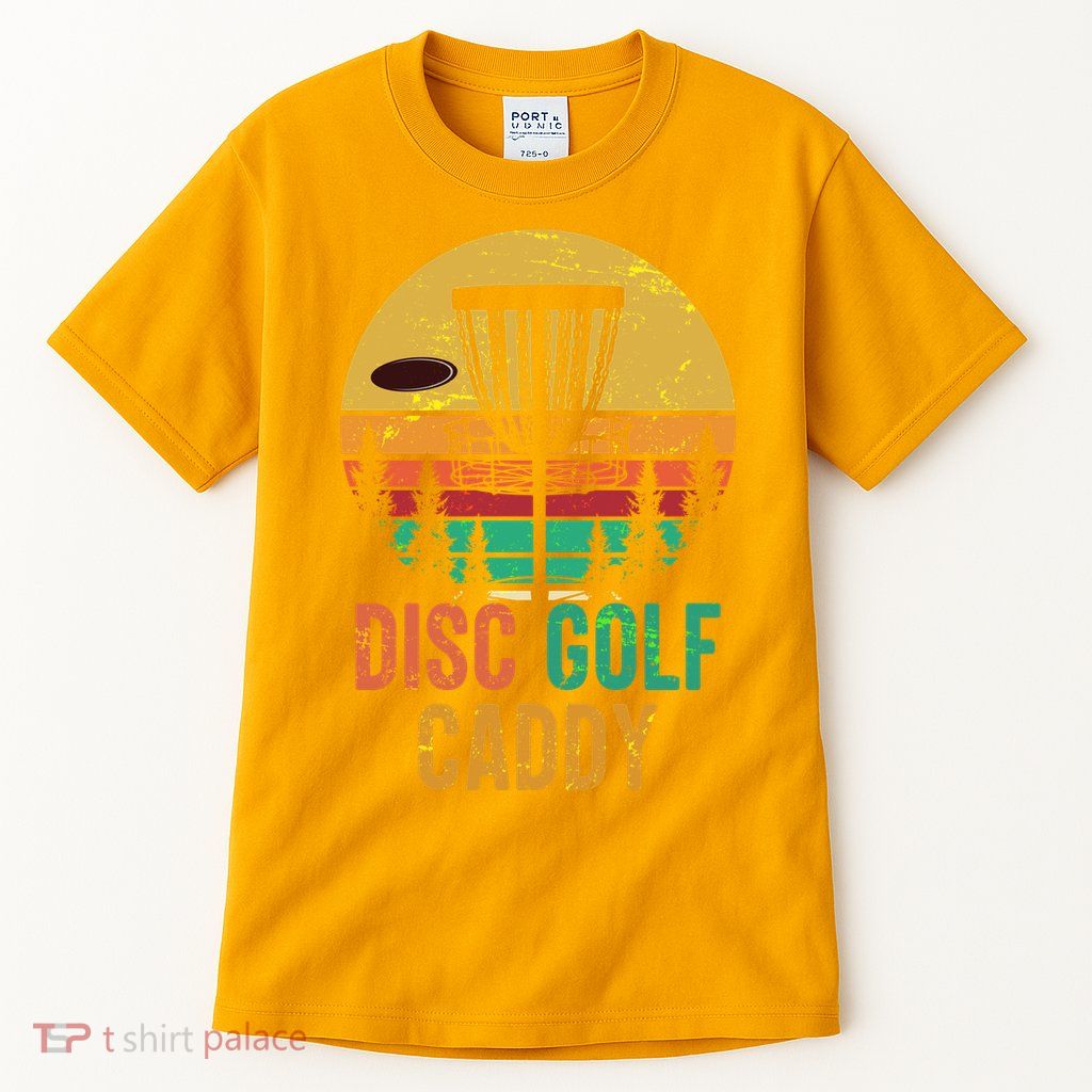 Vintage Retro Disc Golf Caddy Tall T-Shirt